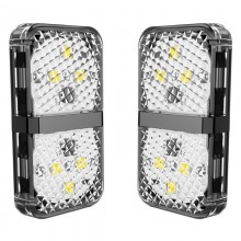 Индукционная LED подсветка дверей авто Baseus Door open warning light (CRFZD-01) Black