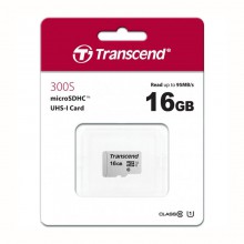   Transcend MicroSDHC 16Gb Class 10 (TS16GUSD300S)