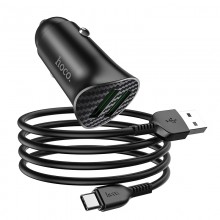   Hoco Z39 Type-C cable Farsighted dual port QC3.0 car charger set (735089)
