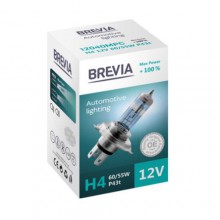  Brevia H4 12V 60/55W P43t Max Power +100% (12040MPC)