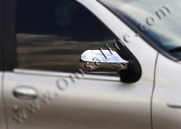 Накладки на зеркала Fiat Albea 2011- (2шт.ABS-хром.) Omsa