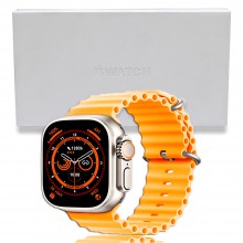 Смарт-часы Smart watch 8 Ultra series 49mm (Apple BOX Design 1:1) Ocean orange