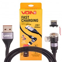  Voin 6601L USB - Lightning 3,0A 1   Black (VL-6601L BK)