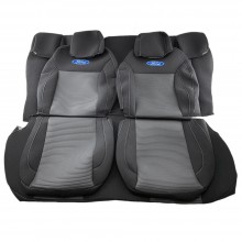 Оригинальные чехлы на сидения Ford Ka+ 2016- (седан) (сп. 1/3. подл. airbag. 5 под.) Favorite