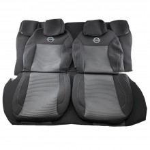 Оригинальные чехлы на сидения Nissan Altima 2012-2018 (седан) (сп. 1/3. airbag. 2 под) Favorite