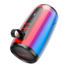  Bluetooth  Hoco Jumper colorful BT speaker HC18 TWS BT5.1 AUX FM TF USB 4H Black