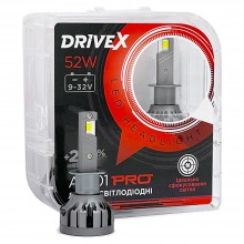   DriveX AL-01 PRO H1 52W CAN 12-32V 6000K 12000Lm (2.)