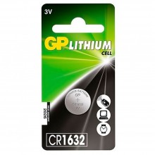  GP  Lithium Button Cell 3.0V CR1632-7U5  (CR1632)