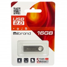 USB  Mibrand USB 2.0 Puma 16Gb Silver