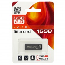USB  Mibrand USB 2.0 Stingray 16Gb Grey