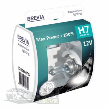 Brevia  Brevia H7 55w Max Power +100% 2 12070MPS