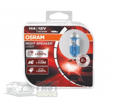 Osram  Osram Night Breaker Laser H4 +130 (set)