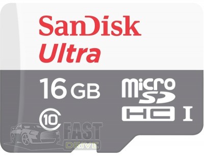 SanDisk   SANDISK microSDHC 16GB Ultra Class 10 UHS-I 48MB/s
