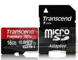 Transcend   Transcend microSDHC 16 GB CLASS 10 UHS-I PREMIUM (+ )