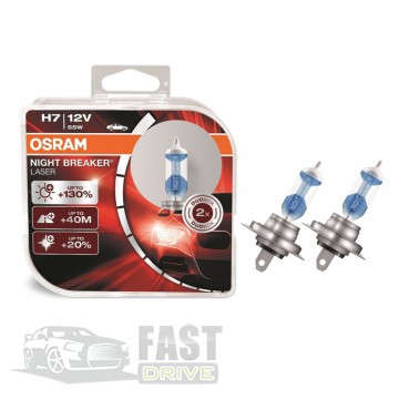 Osram  Osram Night Breaker Laser H7 +130 (set)