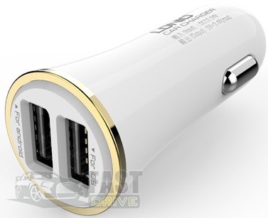 LDNIO  USB LDNIO DL-C28 3.4A White + micro usb cable