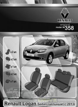 Emc Elegant  Renault Logan Sedan ()  2013 . (Emc Elegant)  (+)