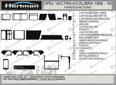 Hartman     Opel Vectra A 1987-1995 (- 22 .)  Hartman