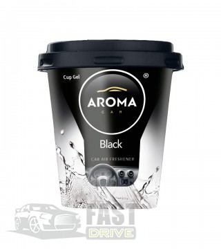 Aroma Car  Aroma Car Cup Gel 130g - BLACK