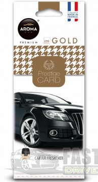 Aroma Car  Aroma Car Prestige Card - GOLD   (Paco Rabanne "Invictus")