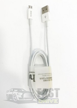 Hoco   USB  microUSB Hoco UMP01 (1,2m) White