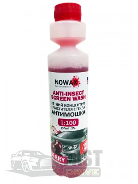Nowax   NOWAX Anti Insekt Screen Wash Cherry 1:100 250 ml NX25225