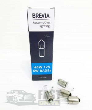 Brevia  Brevia H6W 12V 6W BAX9s (12332C)