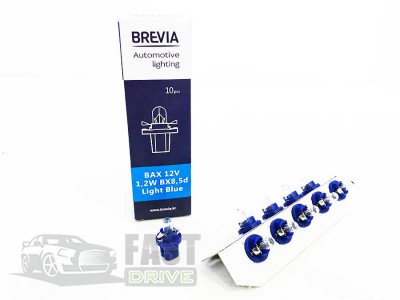 Brevia  Brevia BAX 12V 1.2W B8.5D Light Blue ()