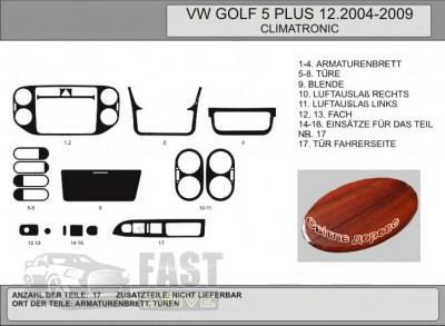      Volkswagen Golf V Plus 2005-2009 (- 17 .) 