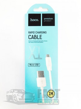 Hoco   USB  microUSB Hoco - HPQS-15/a (1m) White