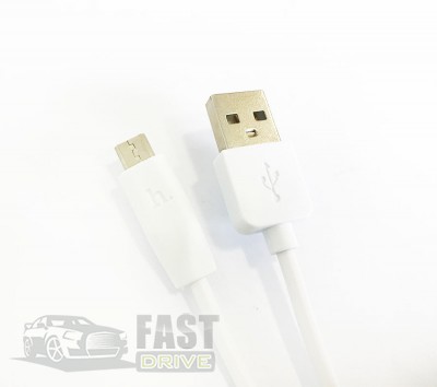 Hoco   USB  microUSB Hoco - HPQS-15/a (1m) White