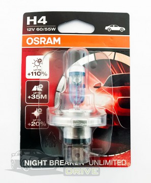 Osram  Osram Night Breaker Unlimited H4 12V 43 60/55W + 110%