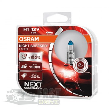 Osram  Osram Night Breaker Laser H1 +150 (set) 64150NNL-HCB