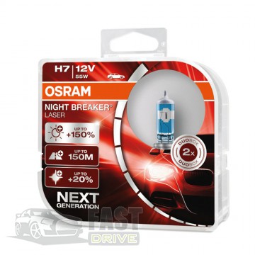Osram  Osram Night Breaker Laser H7 +150 (set) 64210NNL-HCB