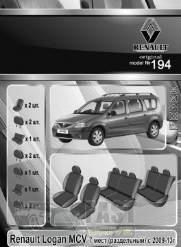 Emc Elegant  Renault Logan MCV 7  ()  2009-13   +  Eco Comfort Emc Elegant