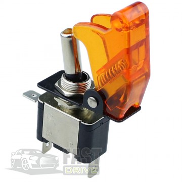     Yellow Led Toggle Switch with Yellow Cover 12V