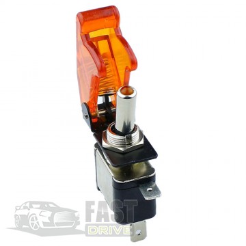     Yellow Led Toggle Switch with Yellow Cover 12V