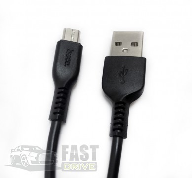 Hoco   USB  microUSB Hoco - X20 Flash 2A 2m Black