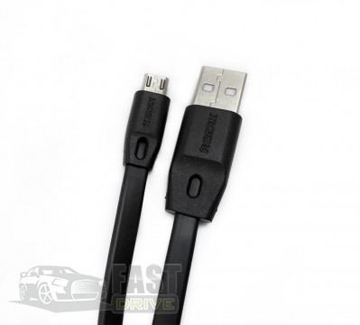 Remax   USB  microUSB Remax Full Speed 001m 2,1A 1m Black