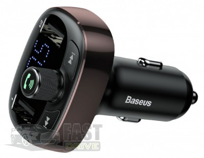 Baseus   FM- Baseus T-Typed Wireless MP3 (CCALL-TM12) Coffee