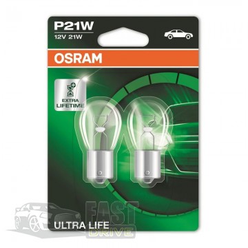 Osram   Osram Ultra Life P21W 12V 21W BA15s (2 .) 7506ULT-02B
