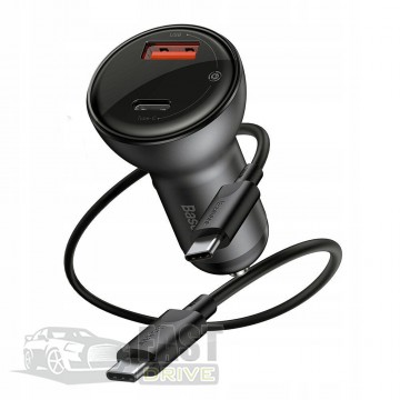 Baseus   Baseus Digital Display PPS Dual Quick Charger 45W Cable Type-C (CCBX-B0G)