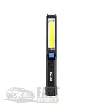 Brevia      Brevia LED Pen Light 2W COB 1W LED 150lm 900mAh microUSB 11220