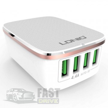 LDNIO   LDNIO Rapid Charge A4404 4USB, 4.4A
