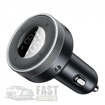 Baseus   FM- Baseus Enjoy Car Wireless MP3 Charger (CCLH-01) Black