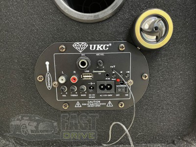UKC   UKC M-1008 + BT 10" 1800W 12/200V (, FM )