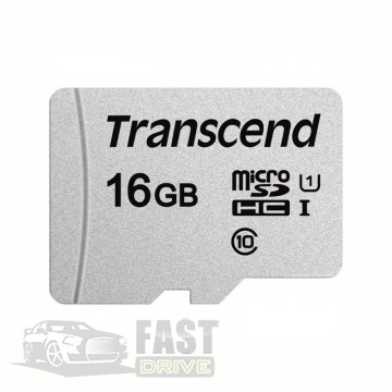 Transcend   Transcend MicroSDHC 16Gb Class 10 (TS16GUSD300S)