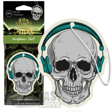 Aroma Car  Aroma Car Cellulose Dia De Los Muertos - Headphones Skull 83277