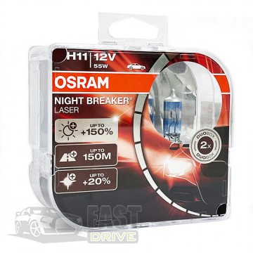 Osram  Osram Night Breaker Unlimited H11 12V 55W+150% 64211NL-HCB-DUO