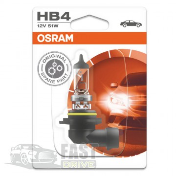 Osram  Osram Original HB4 (9006) 12V 51W 3050K Blister 9006-01B
